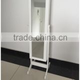 wooden MDF frame mirror with jewelry case dressing mirror bedroom furniture
