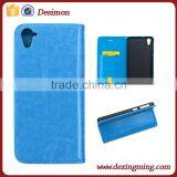 Magnetic Flip PU Leather Credit Card Phone Case Cover for HTC 826