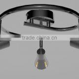 Italy Black Spot Light & Whte Spot Light for Dining Room With Triplets Light thumbnail-1