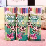 High Quality Color Pencil With Metal Tube , Rainbow Color Pencil for Students