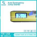 Portable 14000mAH Emergency Mini 12v Car Jump Starter Power Bank thumbnail-4