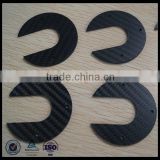 Hard solid carbon fibre plates with precise cnc cutting