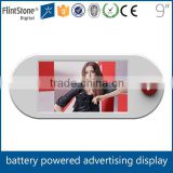 FlintStone 9 inch digital flat panel video screen, battery powered LCD screen, commercial video monitor display
