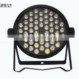 New LED Par64 Cheap Portable 54*1w Rgbw Dmx Stage Mini Flat Led Par Light thumbnail-1