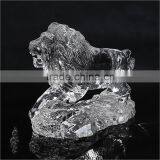 Crystal Lion Model Classics Top Grade Crystal Running Lion thumbnail-2