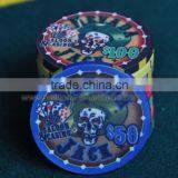 Professional Skull Flush Poker Chips thumbnail-5