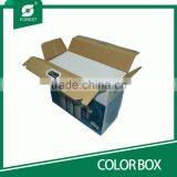 OFFSET PRINTING CUSTOM CORRUGATED COLOR CARTONS FOR PACKAGING FURNITURE WITH HANDLE HOLE thumbnail-4