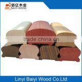hot sale Red oak handrail/ stair railing for construction Linyi China Baiyi Wood