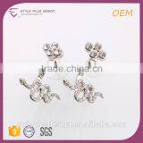 E73378K02 925 Sterling Silver Jhumka Made Earrings Unique Finger Designer Wholesale Fashion Jewelry Brand For Women thumbnail-1