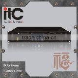 ITC T-7860 Series 60W to 500W Opional Equipped SD Slot and USB Port IP Public Address Amplifier Power thumbnail-2