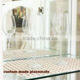 Eco Friendly Foam Pvc Custom Made Placemats