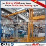 Design drawing supply BMH Model Single beam semi gantry crane