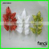 Hot Sale New Design 7 Branches Artificial Leaves for Decoration