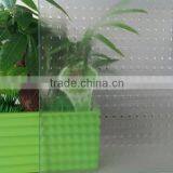 Supply 3-8mm clear patterned glass with CE & ISO9001