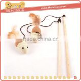 Favor cat teaser ,CC059 cat toy retractable , mouse rod roped funny cat toy