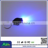 395-400nm Cheap Custom Fashion Keychain Purple Light UV LED Key chain