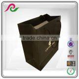 Luxury Black Custom Logo Printed Recyclable Paper Bag With Special Surface Texture thumbnail-4