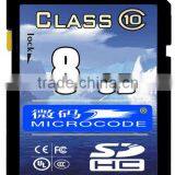 China Manufacturer Supply for Memory Card Bulk sd Cards 8GB sd Cards Class 10 Sdhc 8gb