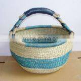 Twisted Seagrass and Straw Shopping Bag