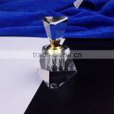 Mini Crystal Glass Triangle Perfume Bottle For Wedding Return Gifts thumbnail-2