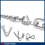 Korean Link Chain Q235 Material Welding Chain Long Link Galvanized Chain For heavy duty hoist