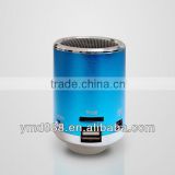 Factory Direct Sale OEM Portable MP3 Player for Digital Mini Round Radio Music Speaker with Metal Case