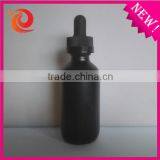Custom Made 60ml Black Frosted Glass e Liquid Dropper Bottle thumbnail-1