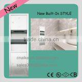 Bahtroom Accessory Stainless Steel Paper Dispenser and Dustbin Combination