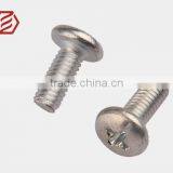 ST 2828-1987 Cross Recessed Small Pan Head White Zinc-plated Screw