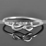 Fashion 925 Sterling Silver Infinity Ring