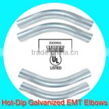 galvanized steel conduit emt elbow ul listed