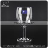 New design fashion low price glass stemware wine , red glass stemware regular wholesale