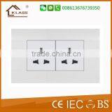 2015 European Style Schuko Electrical Socket IP20 Mechanism, 118-KA3 White thumbnail-6
