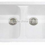 Acylic Solid Surface Black Royal Kitchen Sinks,artificial Stone Double Kitchen Sink ,resin Stone Sink thumbnail-2