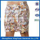 100% Polyester OEM Custom Design Colorful Sublimation Printed Surf Board Shorts Swimming Trunk thumbnail-5