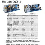 Mini Cnc Bench Turning Lathe Machine CQ0618*300 From Gold Supplier Haishu