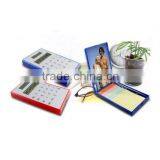 Solar Calculator With Photo Frame And Sticker Pad