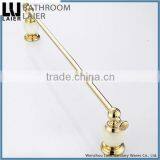 Huge Stock of Quality Brass And Stone Gold Finishing Bathroom Accessories Wall Mounted Single Towel Bar thumbnail-4