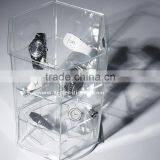 Custom Clear Plexiglass Acrylic Watch Storage Trays