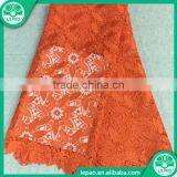 Factory Wholesale African Tulle Lace French Lace Embroidery Mesh Fabric For Wedding thumbnail-3