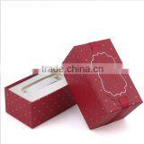 The Chinese Factory Wholesale Custom Cheap Cardboard Boxes, Watches Red Beautiful Gift Box thumbnail-2