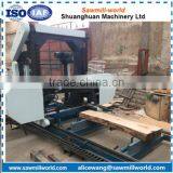 Chinese Equipment Portable Band Saw Horizontal Sawmill Machine