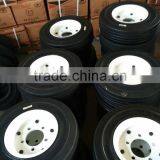 Airport Luggage Trolley Small Coloured Solid Tires 4.00-8 Wheel 3.75 Rims Tyre thumbnail-6