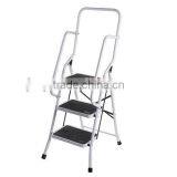 Portable Lightweight Step Ladder With Handrail thumbnail-2