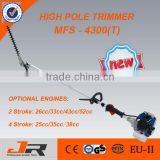 2-stroke 52cc multi tool long pole headge trimmer