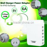 New uk 3 pin plug 4 5 6 7 8 port USB AC Power Multi Adapter Travel Wall Charger US EU UK AU Plug 10W 30W 35W 5V 2A 3.1A 4A 6A 7A
