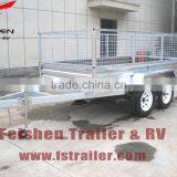 Hot Dipped Galvanized Tandem Cage Trailer thumbnail-2