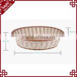 Wholesale Food Basket Tray Handmade Eco-friendly PE Rattan Felt Basket thumbnail-3