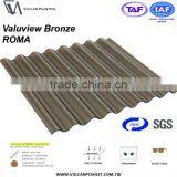 Extruded Color Corrugated Plastic Polycarbonate Roofing Sheet (Valuview Bronze ROMA) thumbnail-5