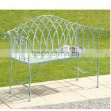 KD Decorative Vintage Wrought Iron Bench thumbnail-1